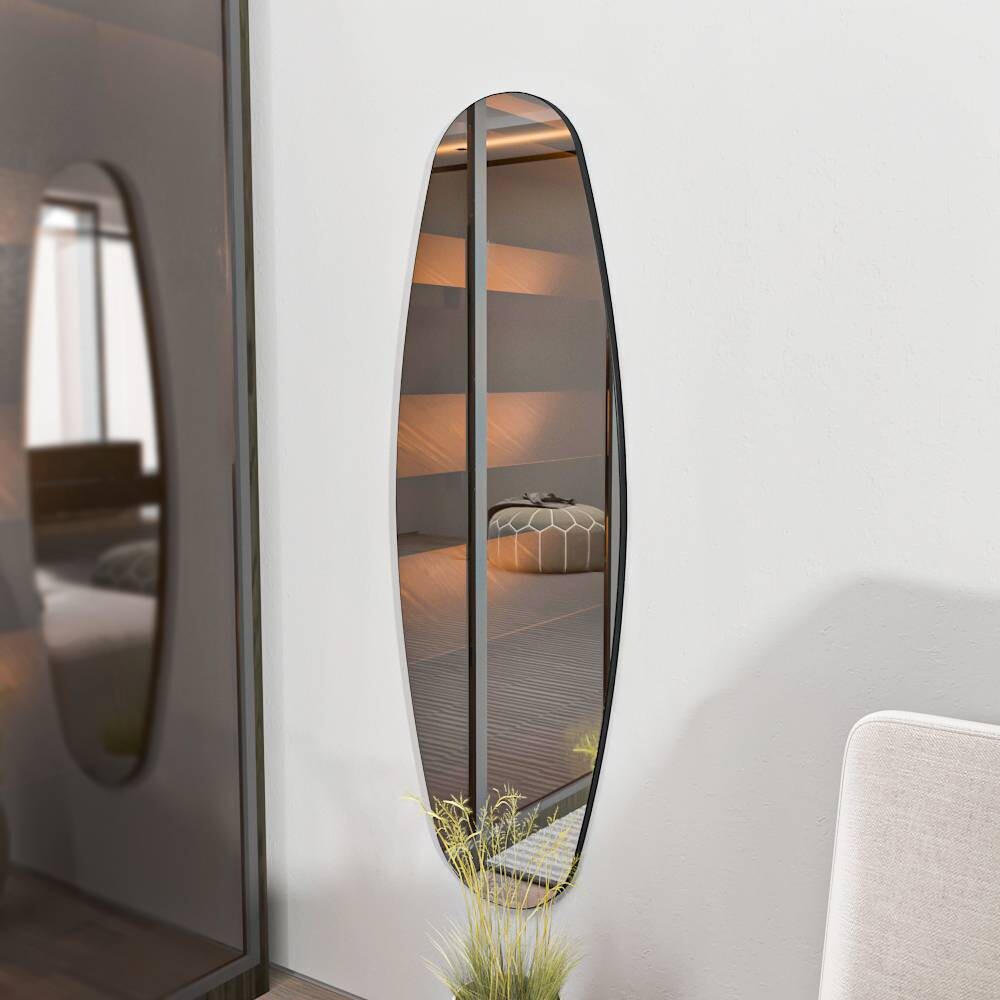 moebel17 Wandspiegel Venti silber Optik Glas B/H/T: ca. 40x120x2,2 cm