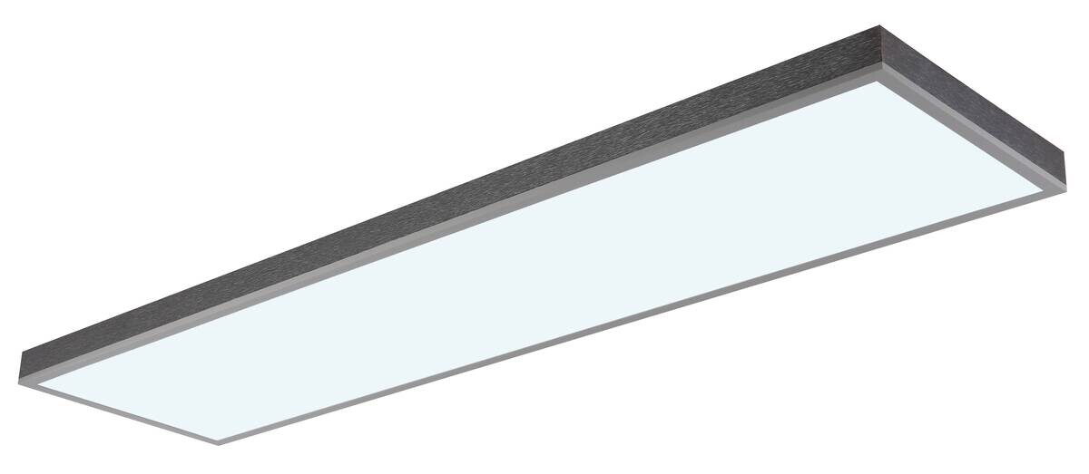 GLOBO LED-Deckenleuchte DORO 416080AD5-CCT Opal silber MDF Aluminium B/H/L: ca. 30x7,5x120 cm 1 Brennstellen