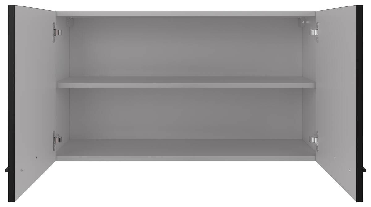 Hängeschrank Capri schwarz matt B/H/T: ca. 100x54,8x32 cm