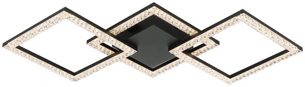 POCOline Deckenleuchte Lux schwarz Kunststoff B/H/L: ca. 29x8x64 cm