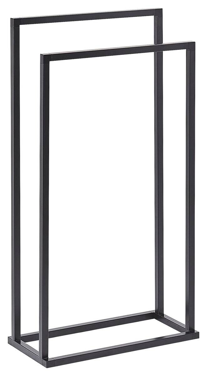 POCOline Handtuchhalter schwarz Stahl B/H/T: ca. 45x85x21 cm