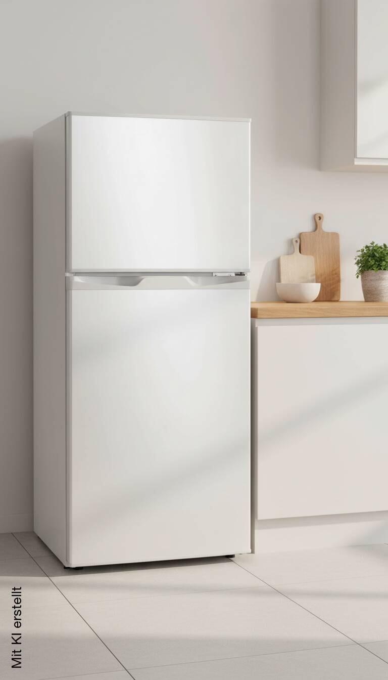 POCOline Kühl-/Gefrierkombination KGK125-132EIX Inox B/H/T: ca. 45x125x49 cm
