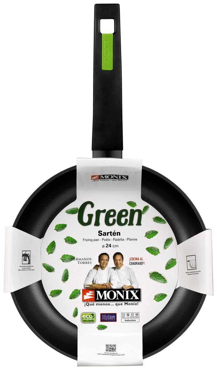 Monix Pfannenset GREEN grün Aluminium 3 tlg.