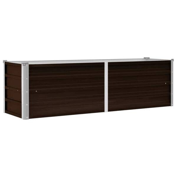 Hochbeet braun Stahl B/H/L: ca. 40x45x160 cm