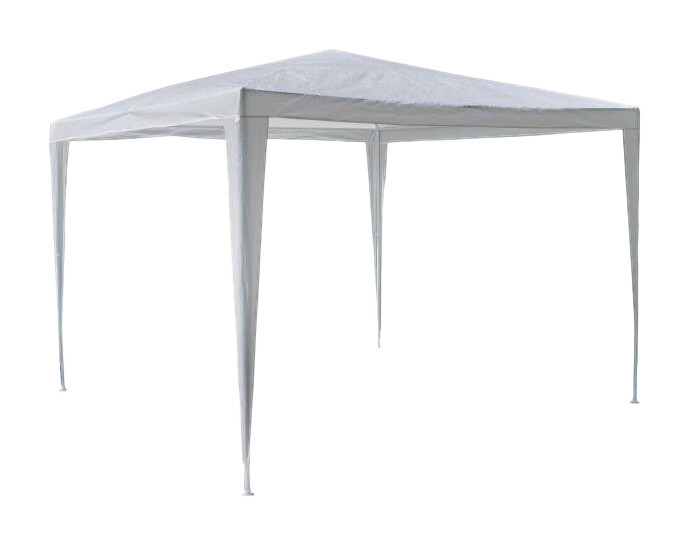 VCM Pavillon weiß Stahlrohr B/H/L: ca. 300x197x300 cm