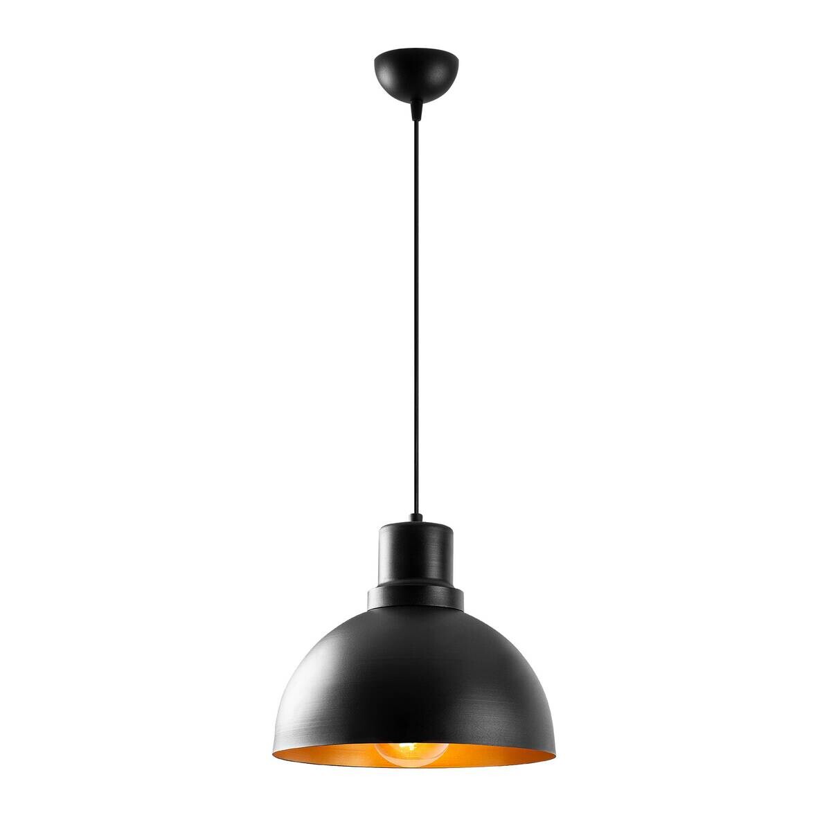 Opviq Pendelleuchte Eisen B/H/T/L/D: ca. 30x124x30x30x30 cm E27 1 Brennstellen