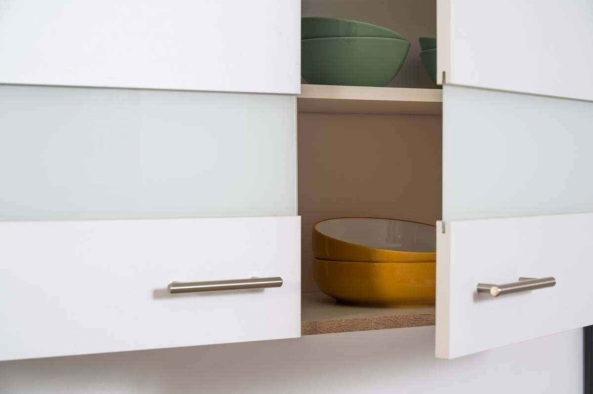 Respekta Küchenblock Economy weiß B/H/T: ca. 270x200x60 cm