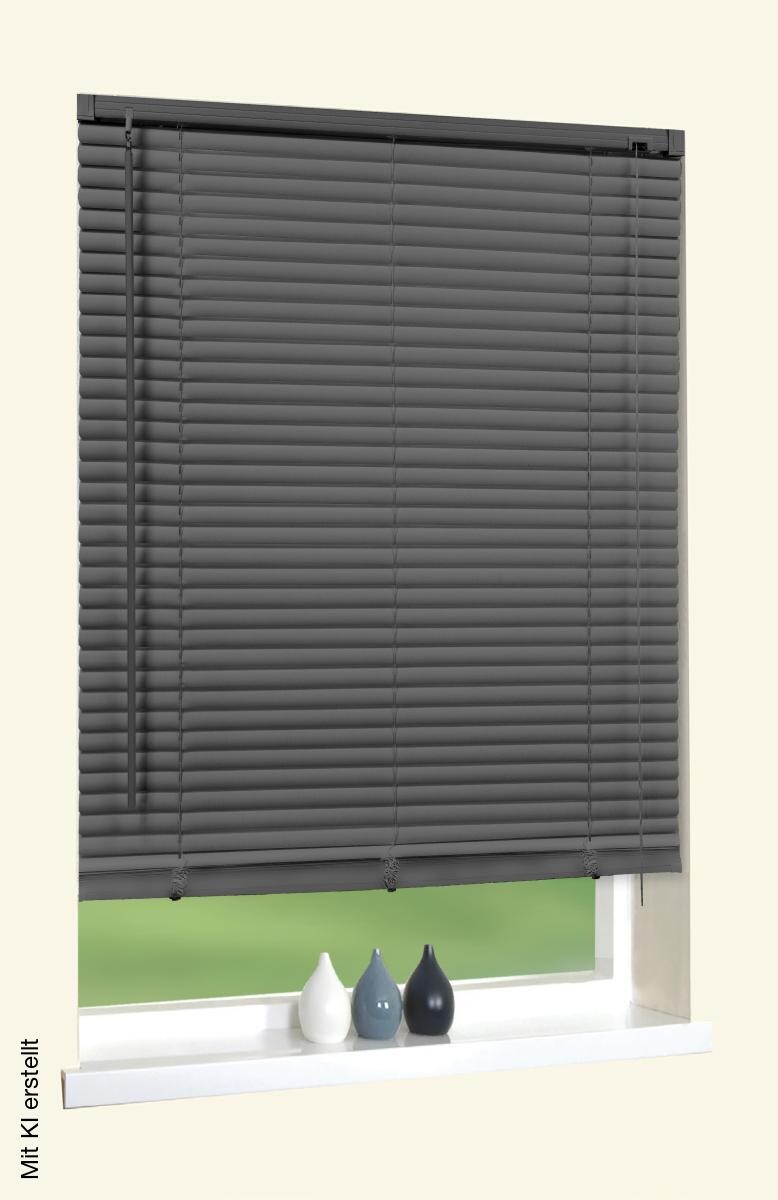 Sensation PVC-Jalousie anthrazit PVC B/L: ca. 40x130 cm