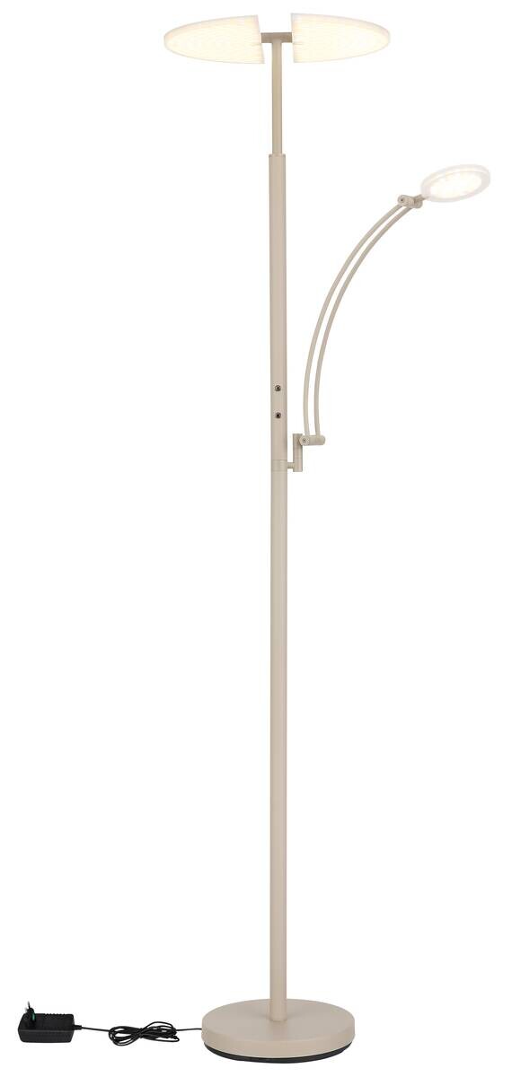 GLOBO LED-Deckenfluter sand Acryl Metall B/H/L: ca. 40,5x183x80 cm 1 Brennstellen