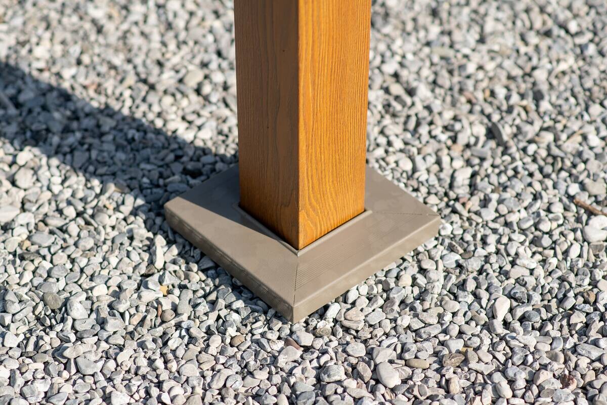 Sojag Pavillon Maui braun Aluminium B/H/L: ca. 178x278x243 cm