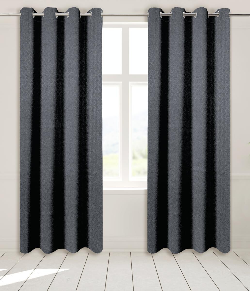 Verdunklungsvorhang Larius anthrazit B/L: ca. 140x245 cm