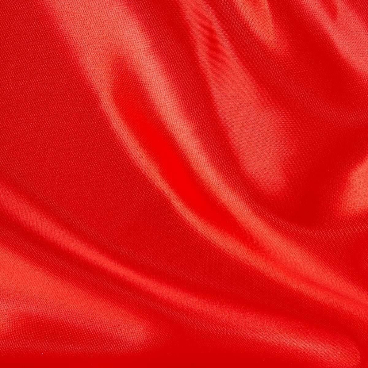 Dekostoff Satin rot 100% Polyester B: ca. 145 cm