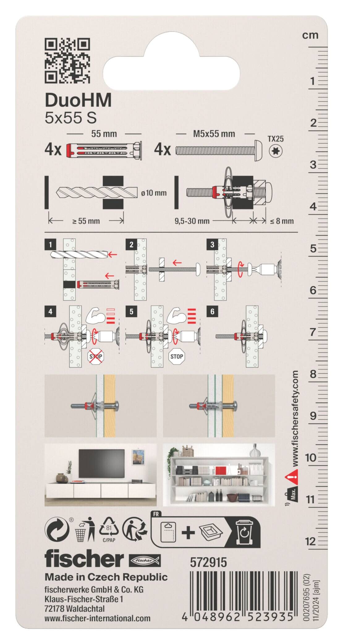 fischer Dübel- und Schraubenset