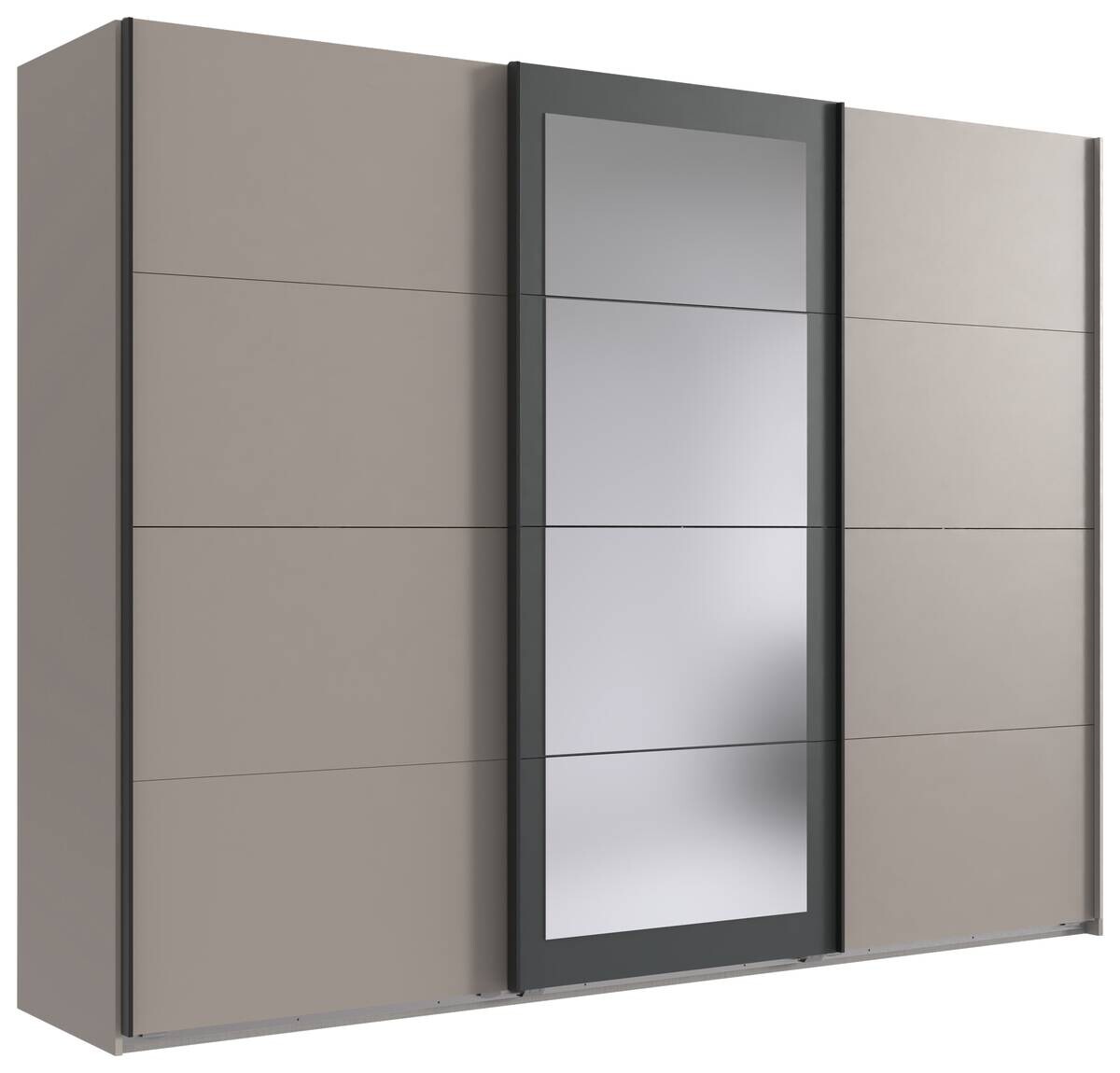 Schwebetürenschrank Rinteln Sahara grau B/H/T: ca. 270x208x65 cm