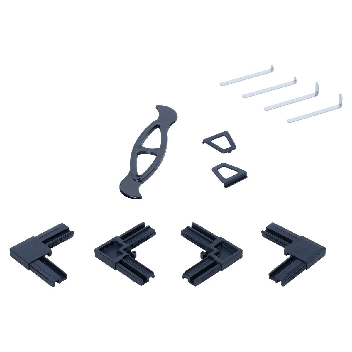 Fliegengitter anthrazit B/L: ca. 130x150 cm