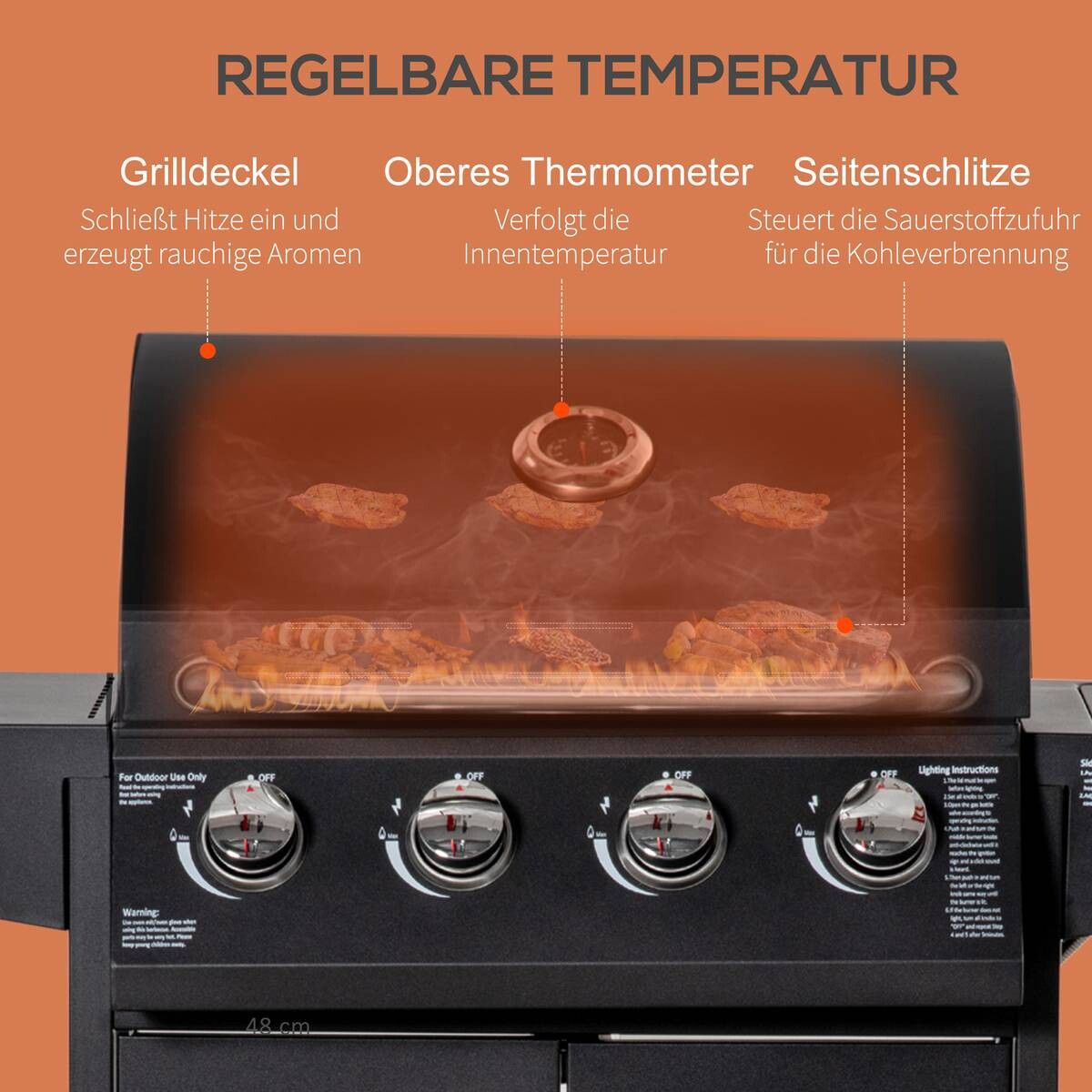 Outsunny Gasgrill