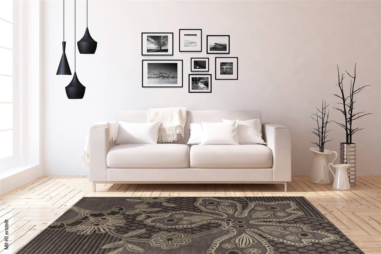 Arte Espina Kurzflorteppich Mood 4306 braun B/L: ca. 90x160 cm