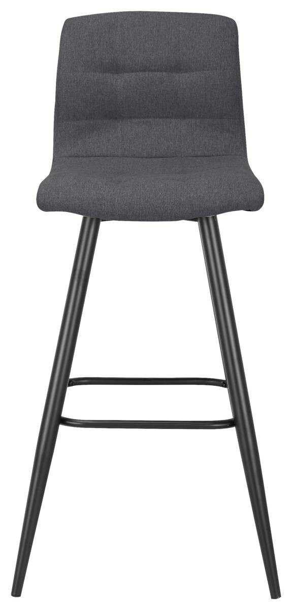 Barhocker SIMONE 2er-Set anthrazit Webstoff B/H/T: ca. 42x103x51 cm