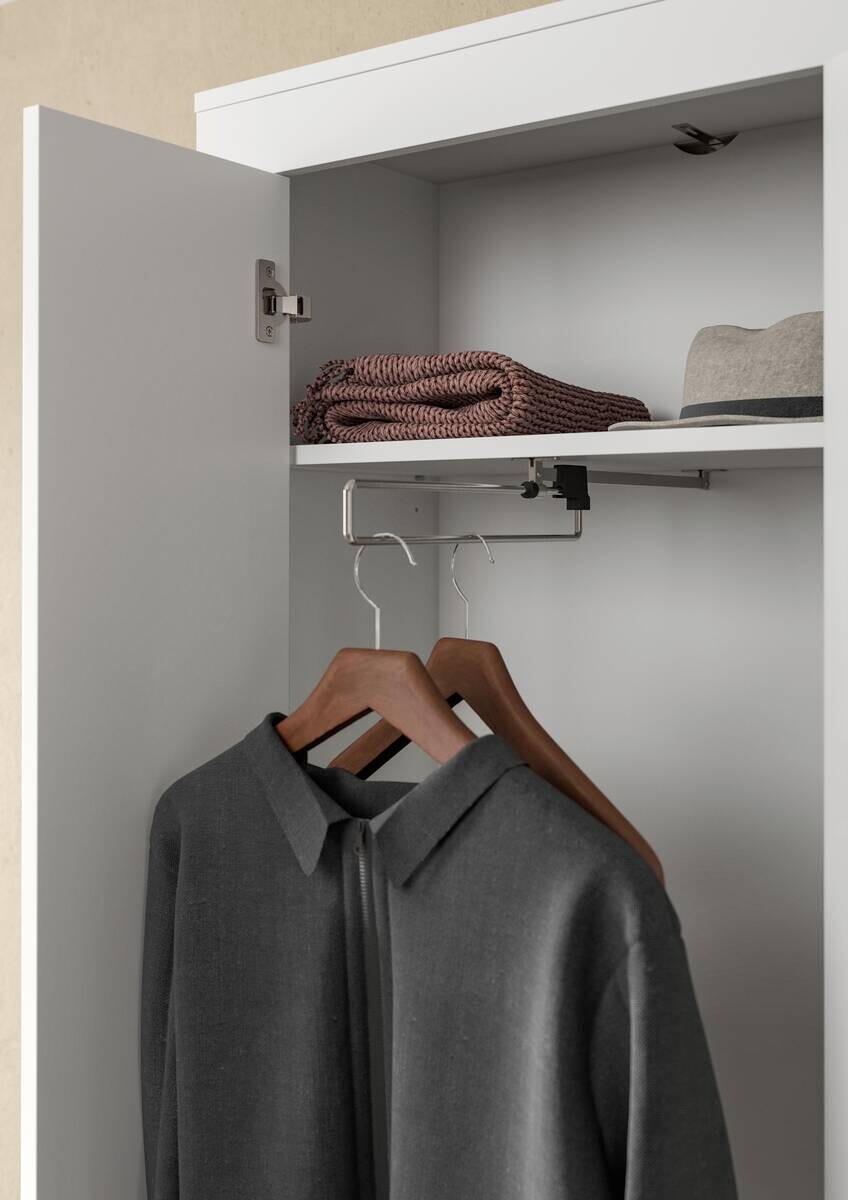 Garderobe JAM weiß B/H/T: ca. 184x191x35 cm
