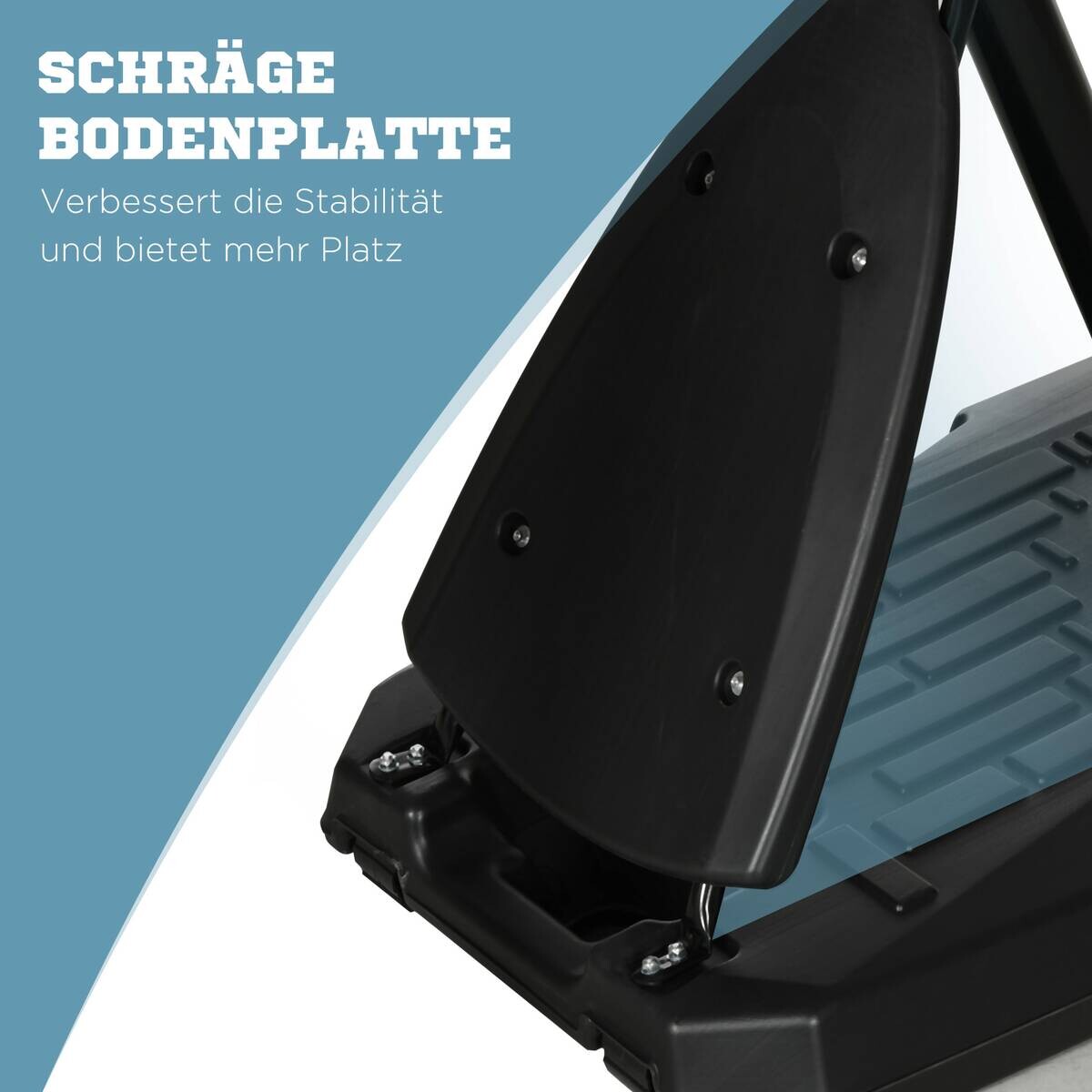 SPORTNOW Basketballkorb schwarz B/H/L: ca. 70,5x111x350 cm