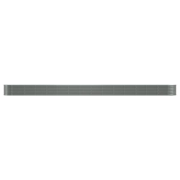 Hochbeet grau Stahl B/H/L: ca. 620x36x620 cm