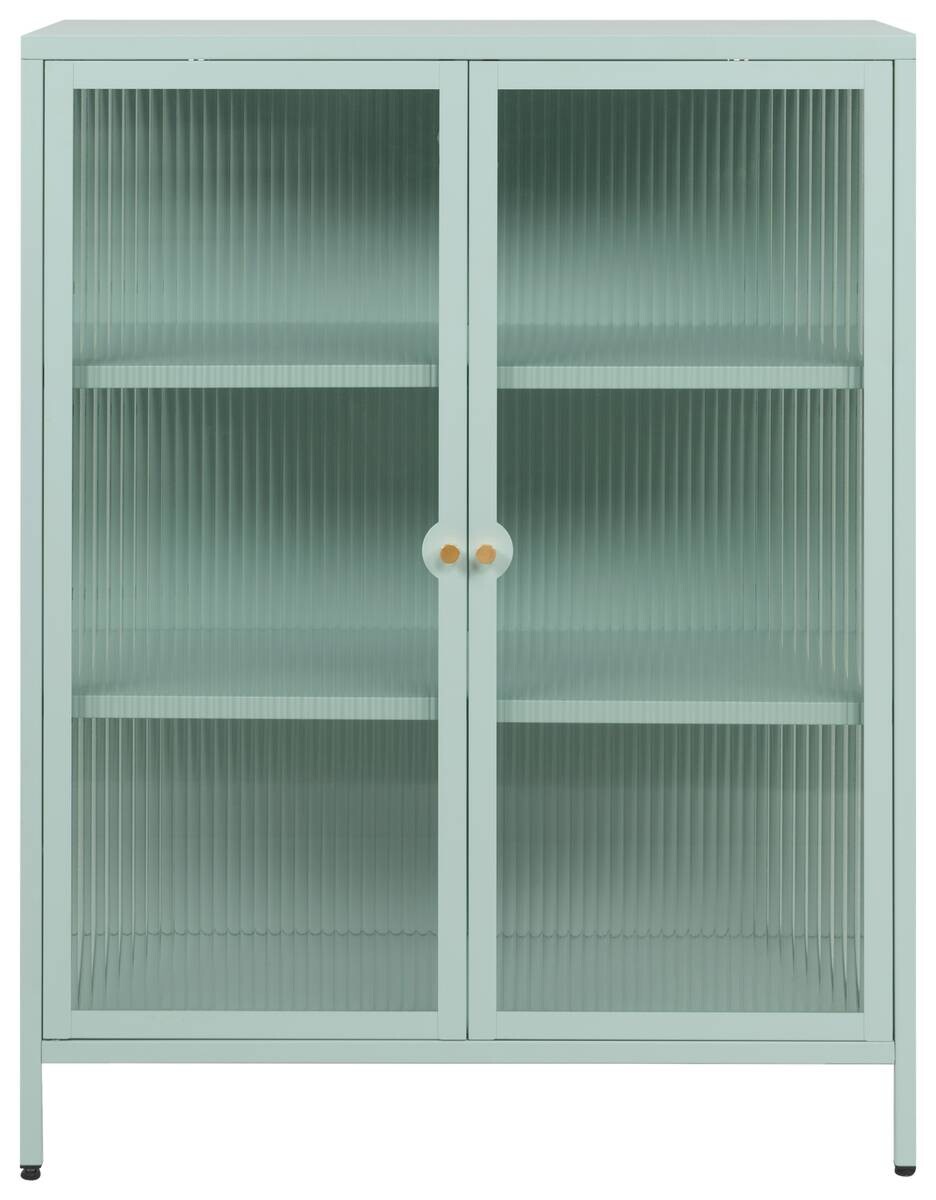 Vitrine Milton mint B/H/T: ca. 80x102x40 cm