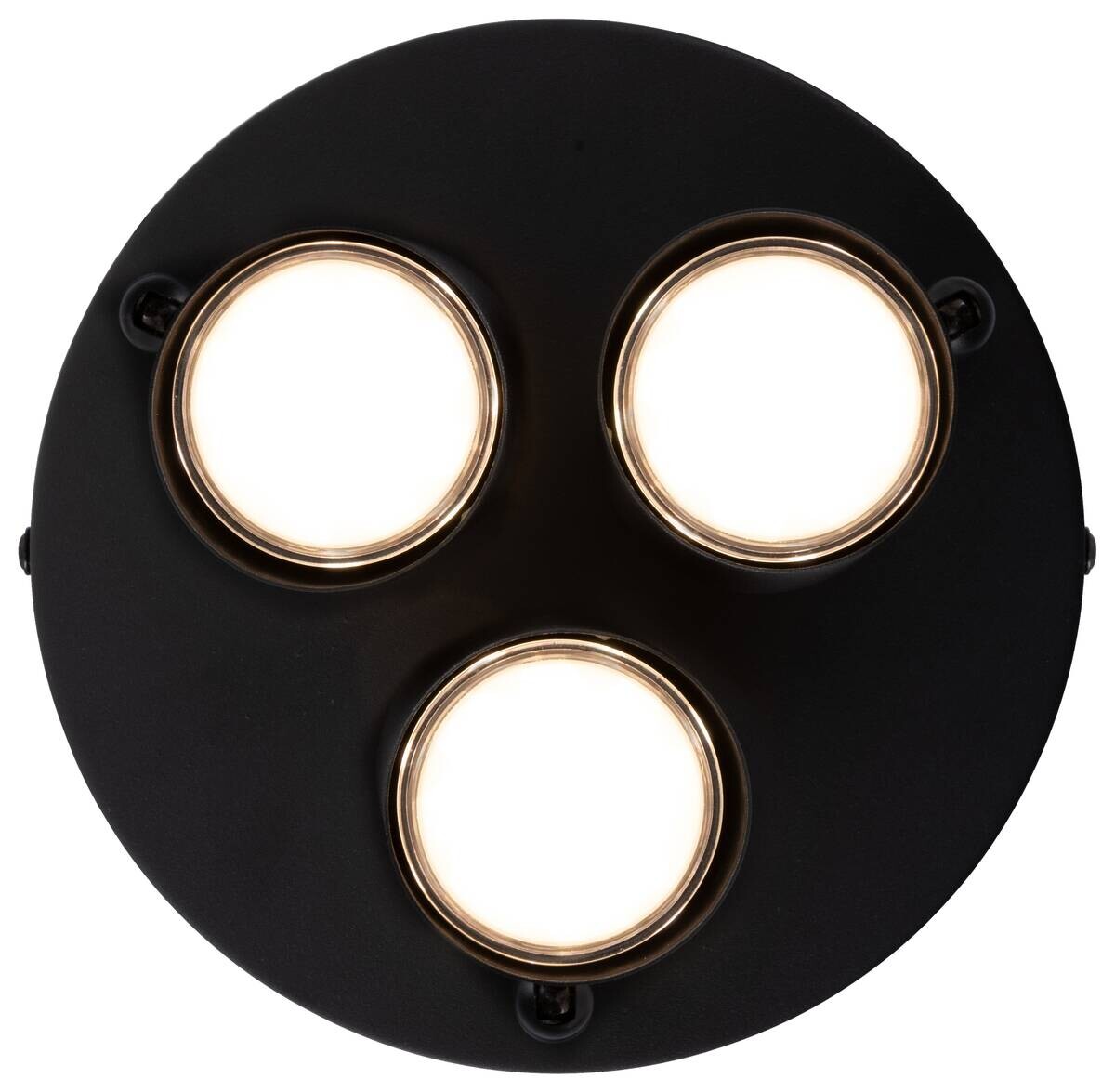 POCOline Spotbalken Thanina schwarz Metall H/D: ca. 12x27,5 cm GU10 3 Brennstellen