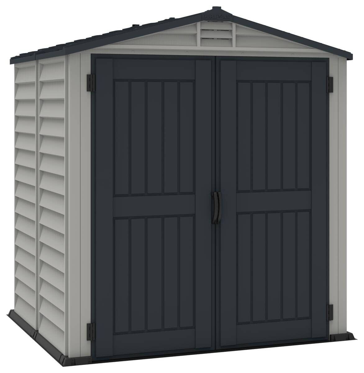 VCM Gerätehaus grau B/H/L: ca. 186x213x190 cm