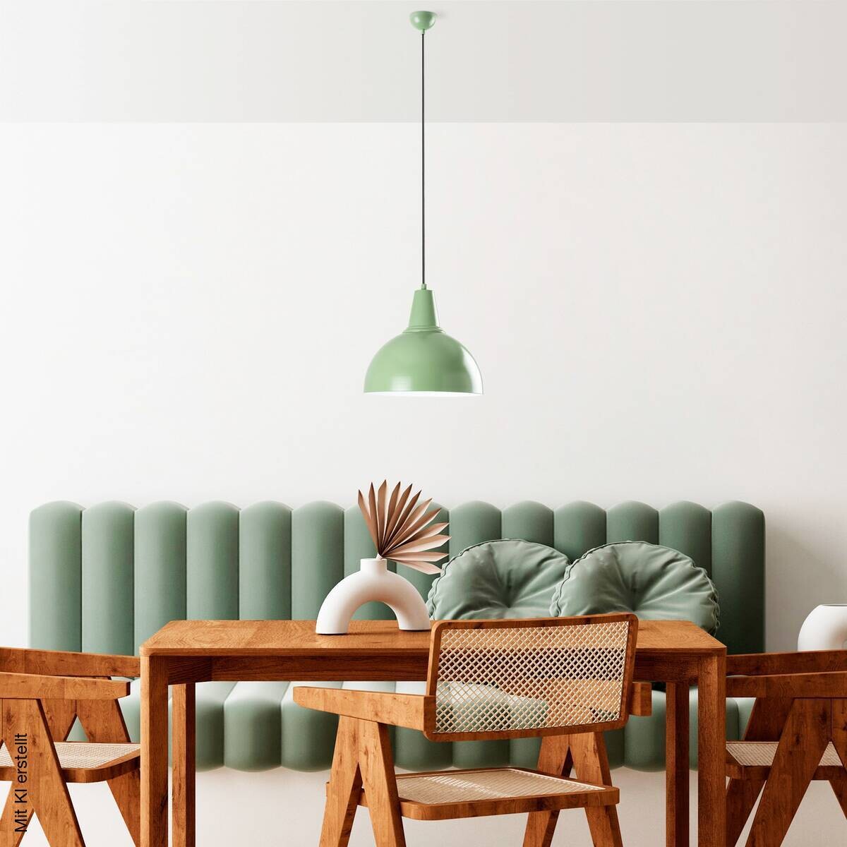 Opviq Pendelleuchte minze B/H/T: ca. 30x121x30 cm E27 1 Brennstellen