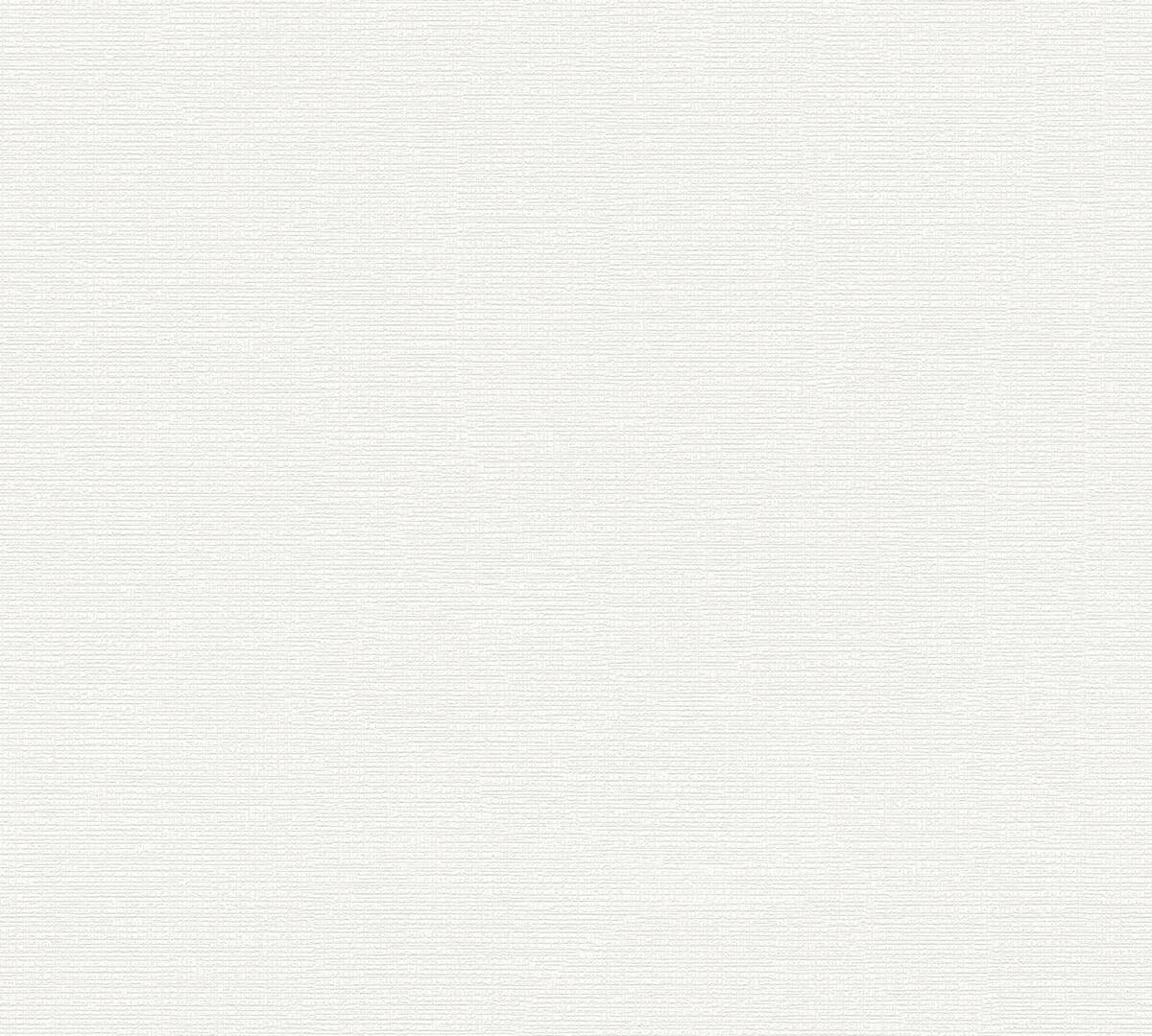 A.S.Creation Vliestapete Black & White Uni weiß B/L: ca. 53x1005 cm