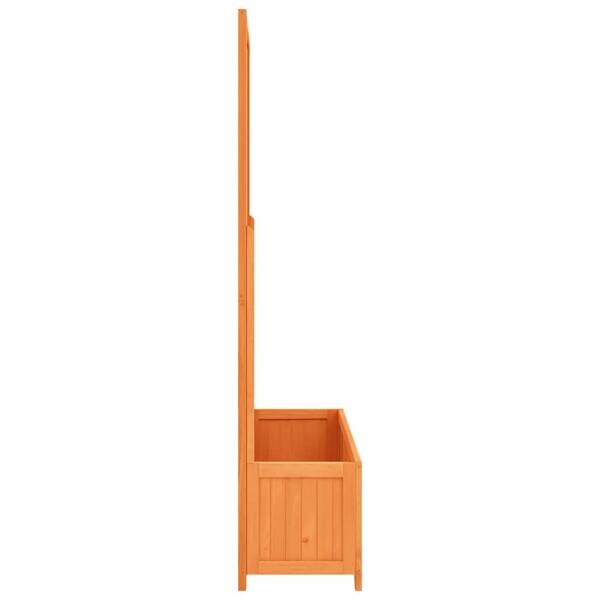 Gartenspalier braun Holz B/H/L: ca. 30x135x70 cm