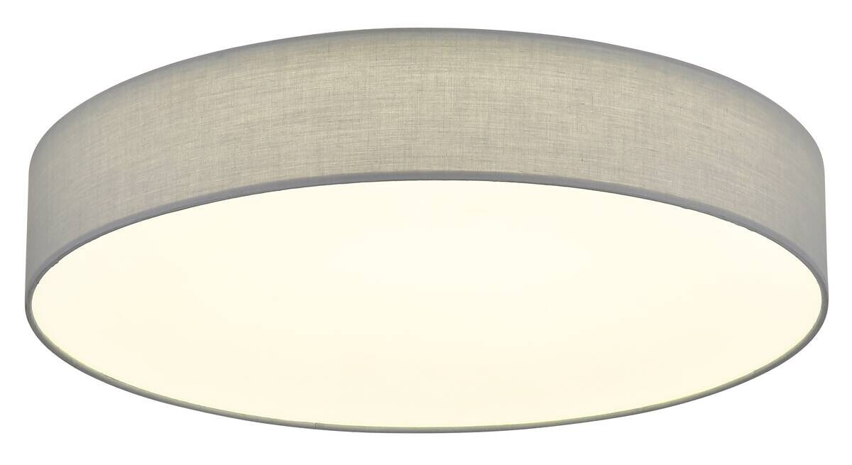 GLOBO LED-Deckenleuchte ORBIX weiß Metall Textil H/D: ca. 12,5x57,5 cm 1 Brennstellen
