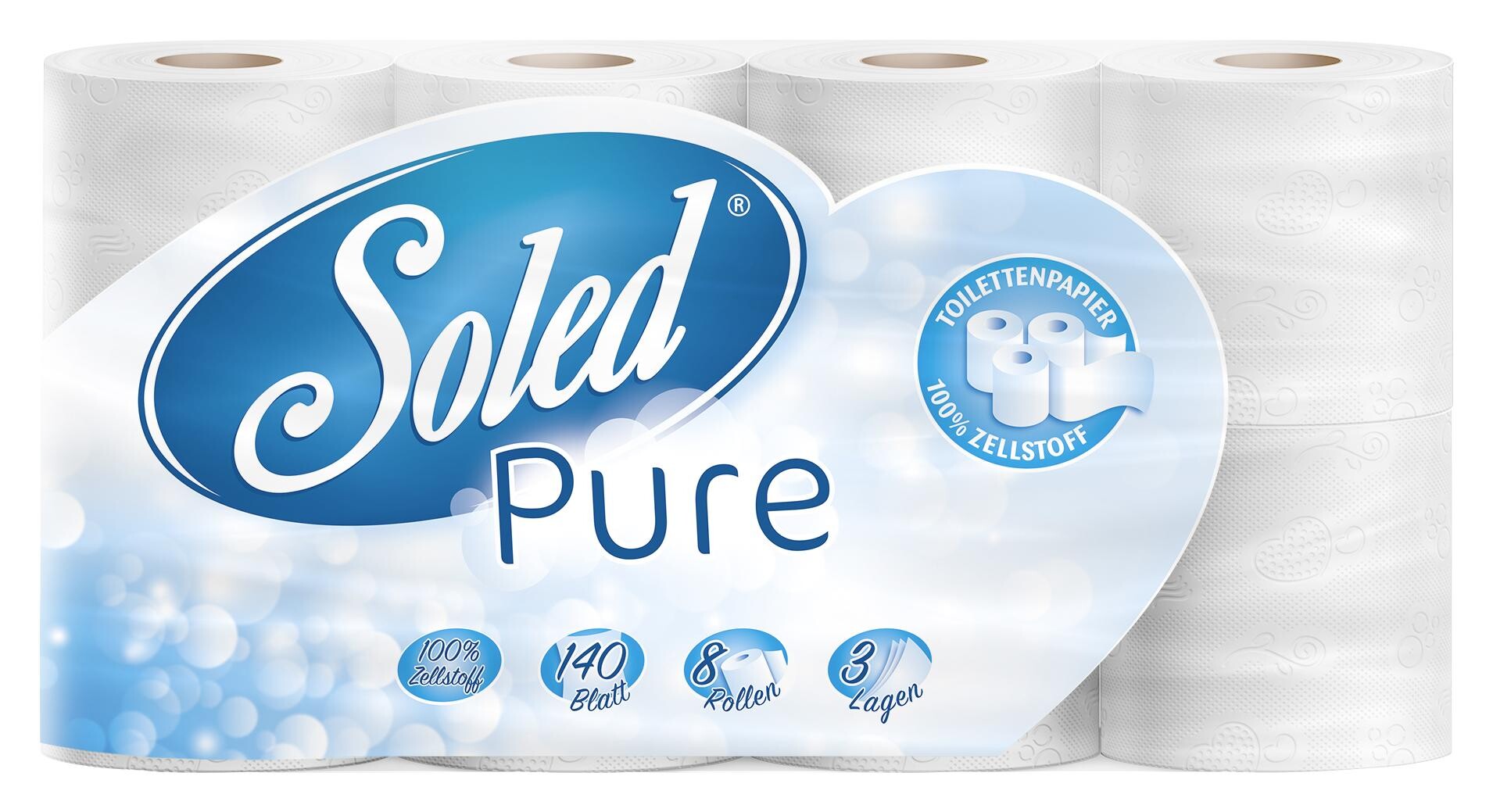 Toilettenpapier weiß Zellulose