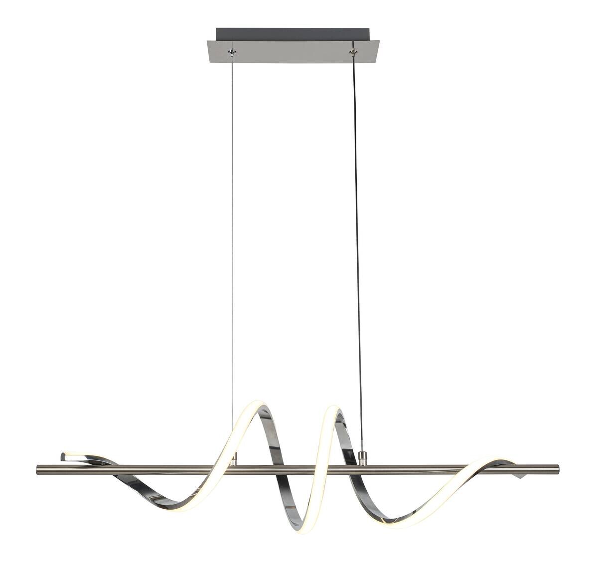 Nolo LED-Pendelleuchte Serpente B/H/T: ca. 80x120x22 cm