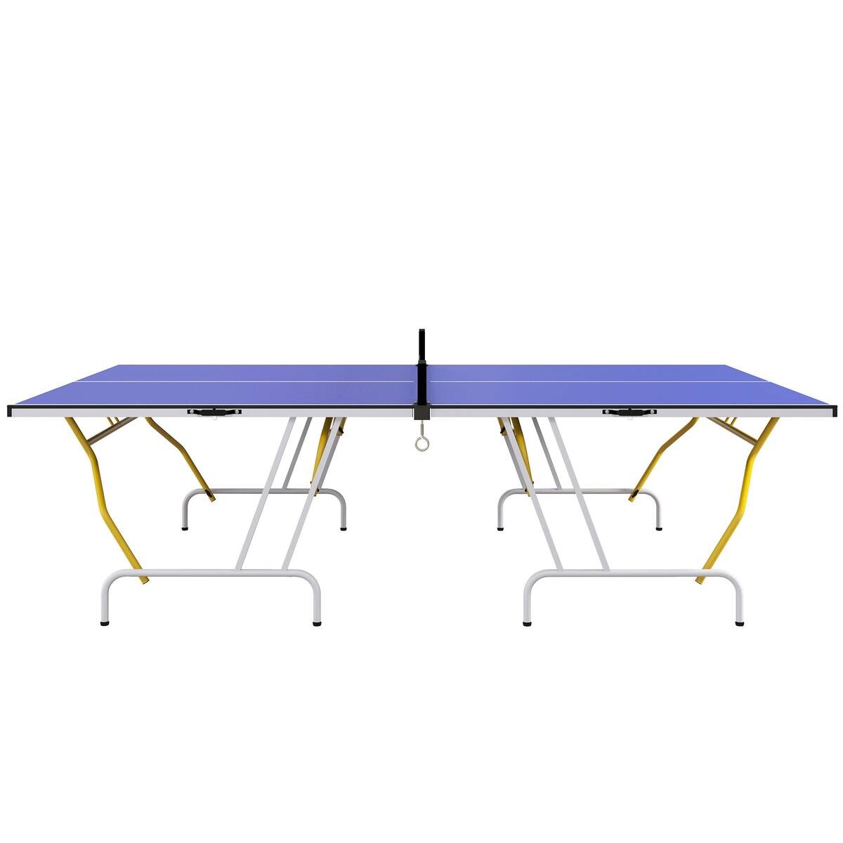 SPORTNOW Tischtennisplatte blau Stahl B/H/L: ca. 152,5x76x274 cm