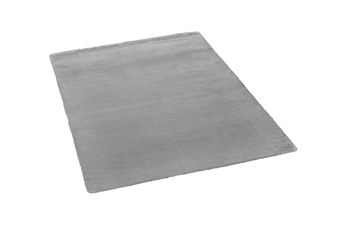 Fellimitat Bunny Deluxe grau B/L: ca. 120x170 cm