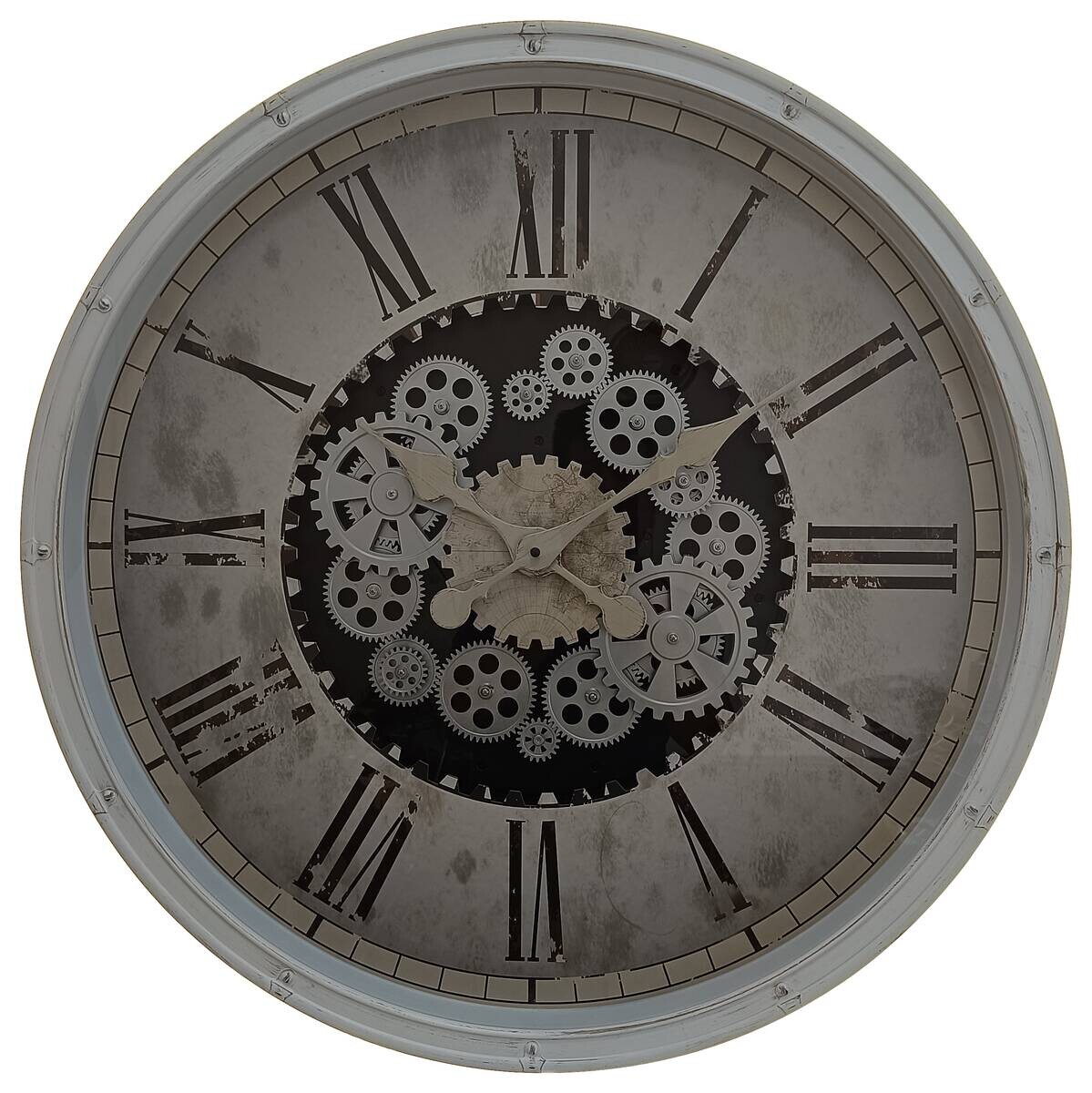 BHP Wanduhr weiß