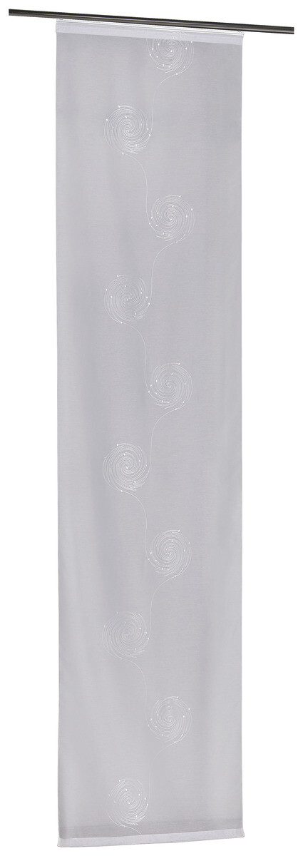 POCOline Schiebevorhang Sofia weiß 100% Polyester B/L: ca. 60x245 cm