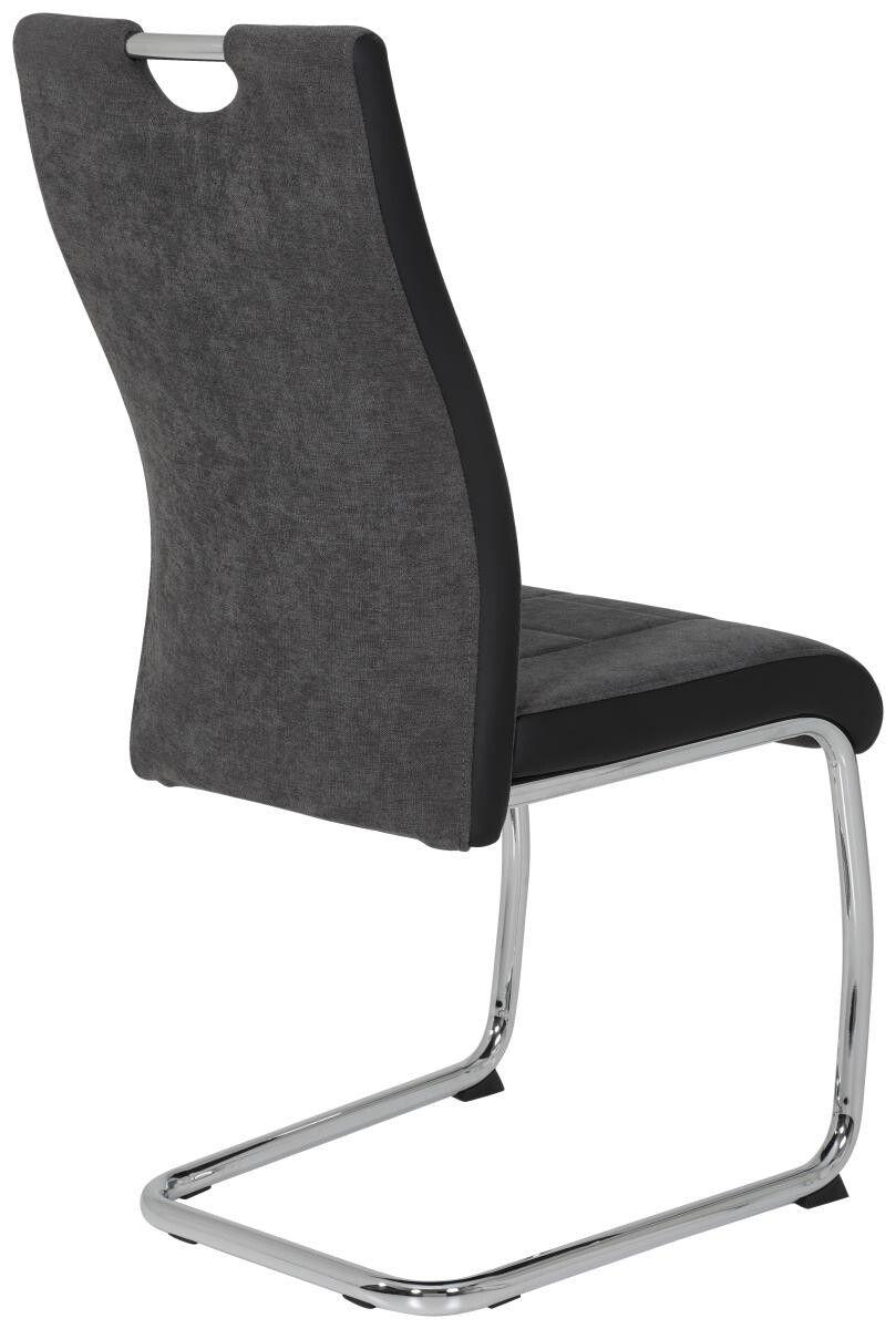 Schwingstuhl Alina S anthrazit Kunstleder B/H/T: ca. 43x98x59 cm