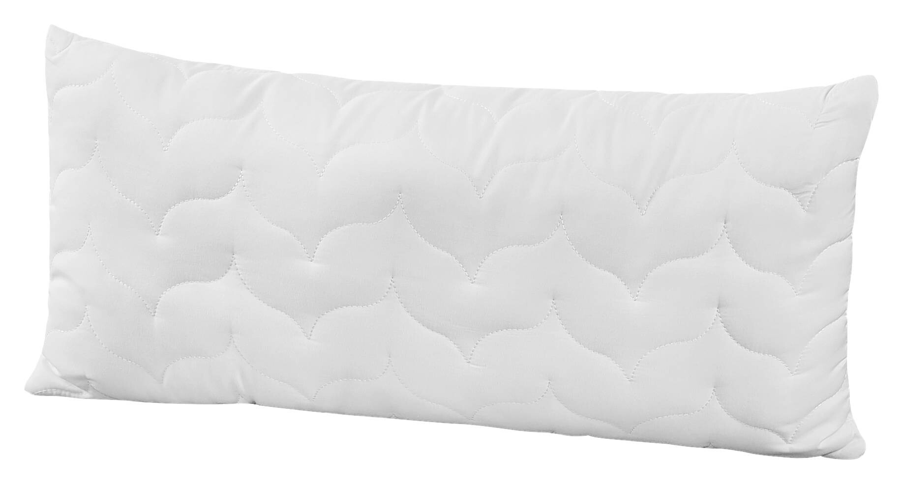 Kopfkissen Aloe Vera weiß 100% Polyester B/L: ca. 80x40 cm