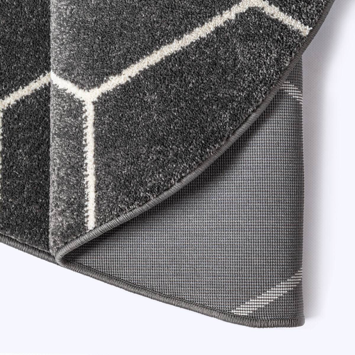 Sanat Teppich Trellis anthrazit B/L: ca. 200x200 cm