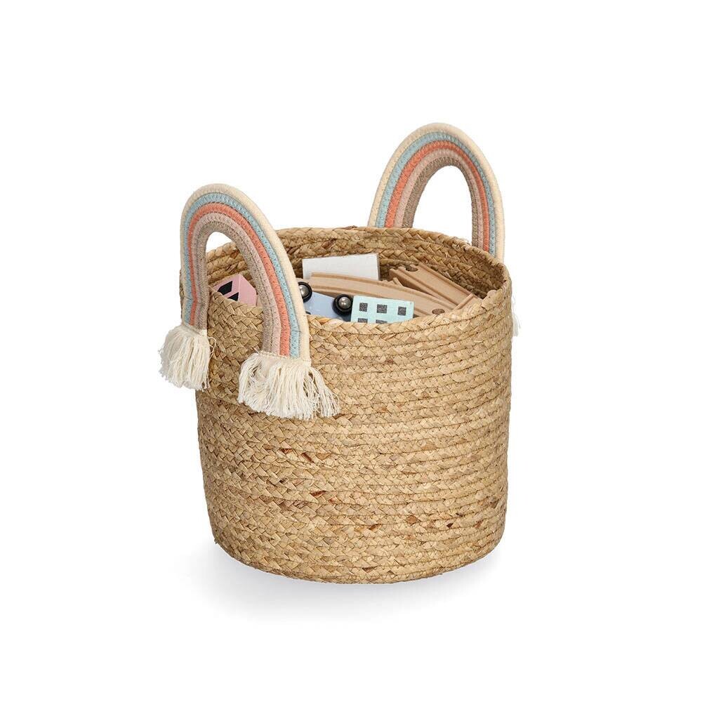 Zeller Aufbewahrungskorb Rainbow natur B/H/L: ca. 33,5x35x15 cm