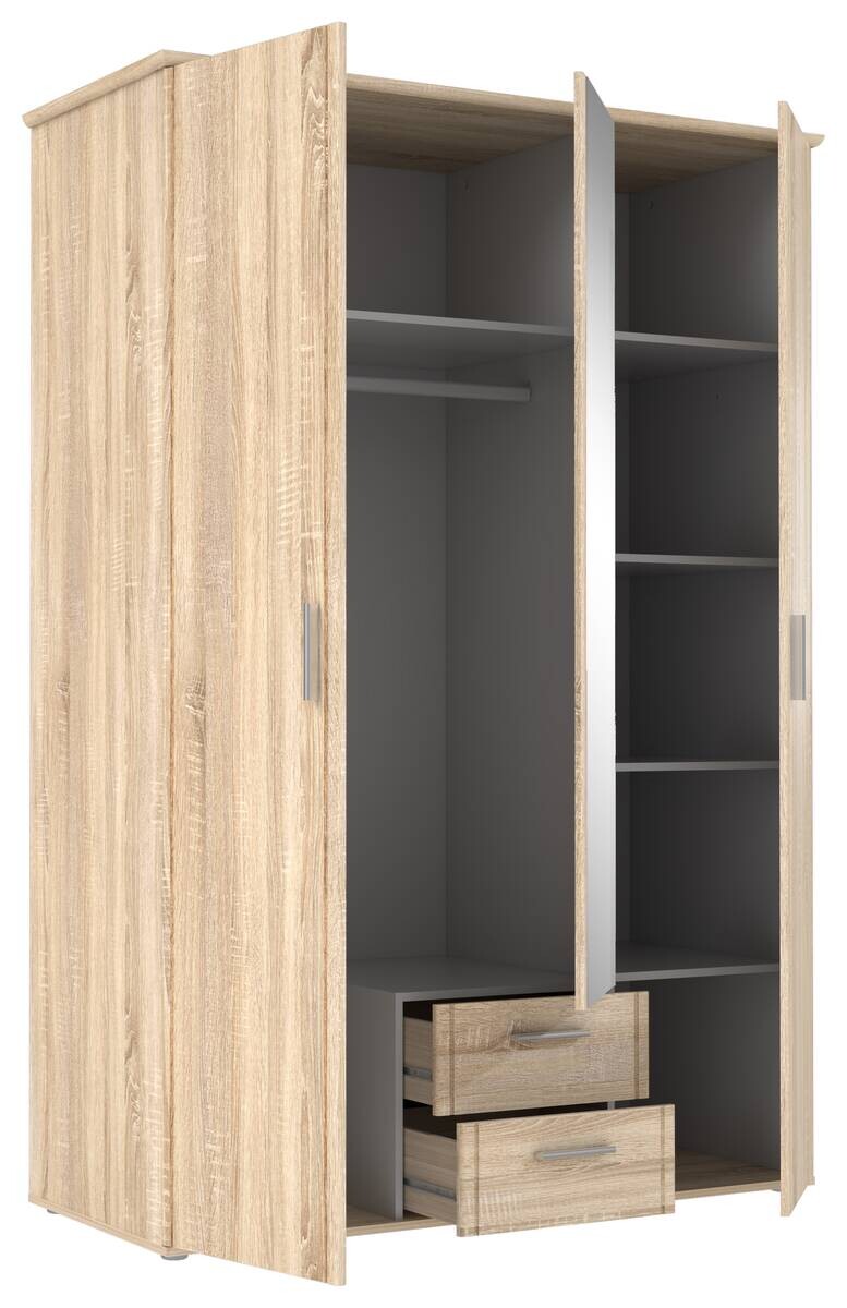 Kleiderschrank Eiche Sonoma Nachbildung B/H/T: ca. 139,2x200,8x59,6 cm