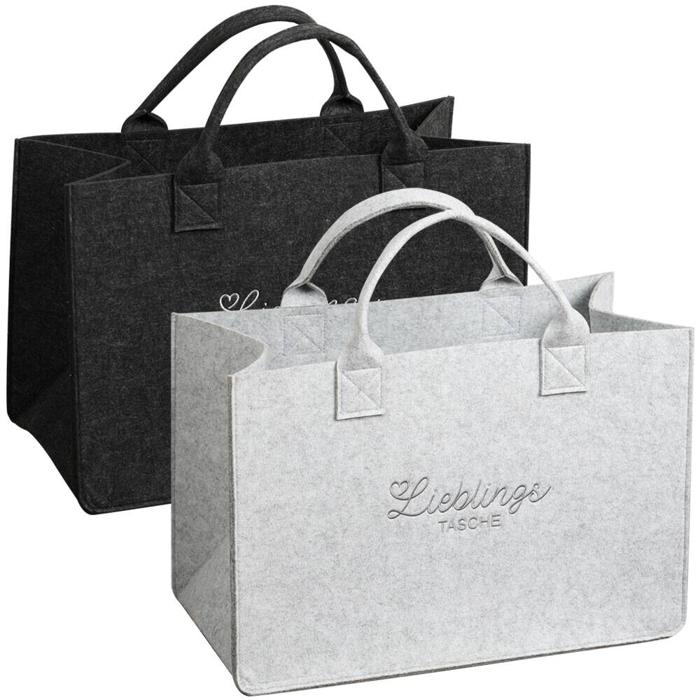 Kesper Tasche grau Polyester B/H/L: ca. 34x25x50 cm