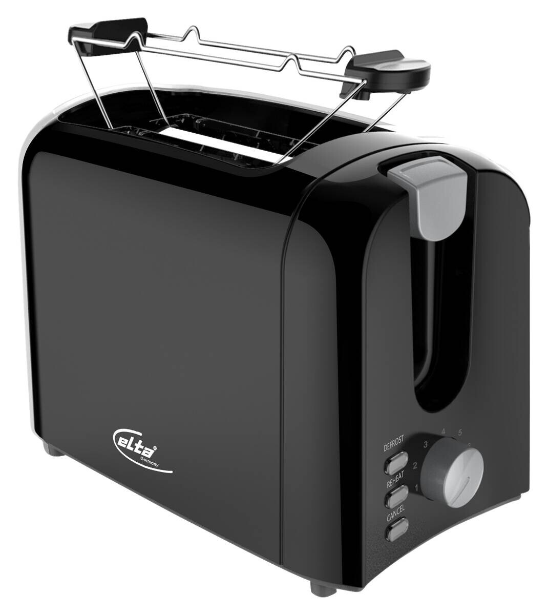 Elta Toastautomat CTO-750.16S schwarz Kunststoff B/H/T: ca. 24x19x14 cm