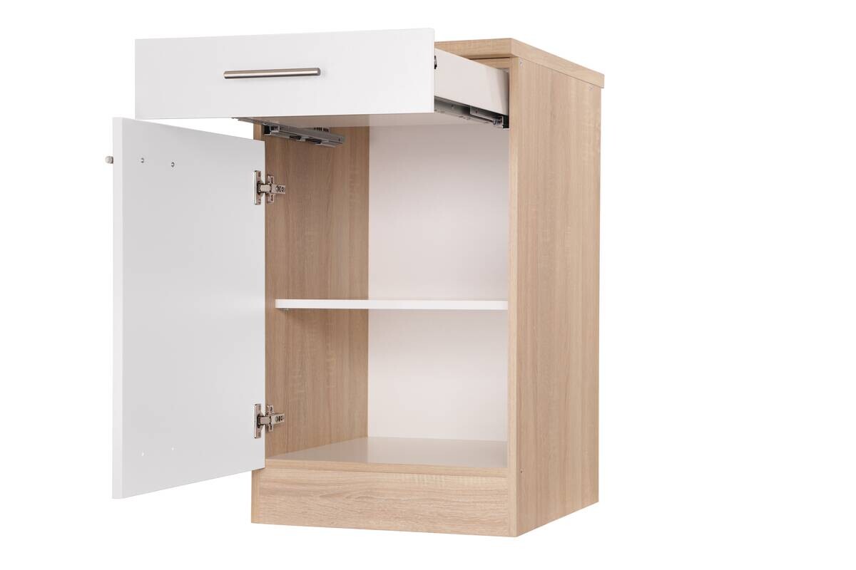 Unterschrank Merle weiß B/H/T: ca. 50x85x60 cm