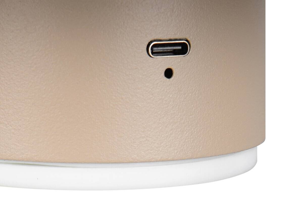 Reality LED Wandleuchte DAVEY beige Metall 1 Brennstellen