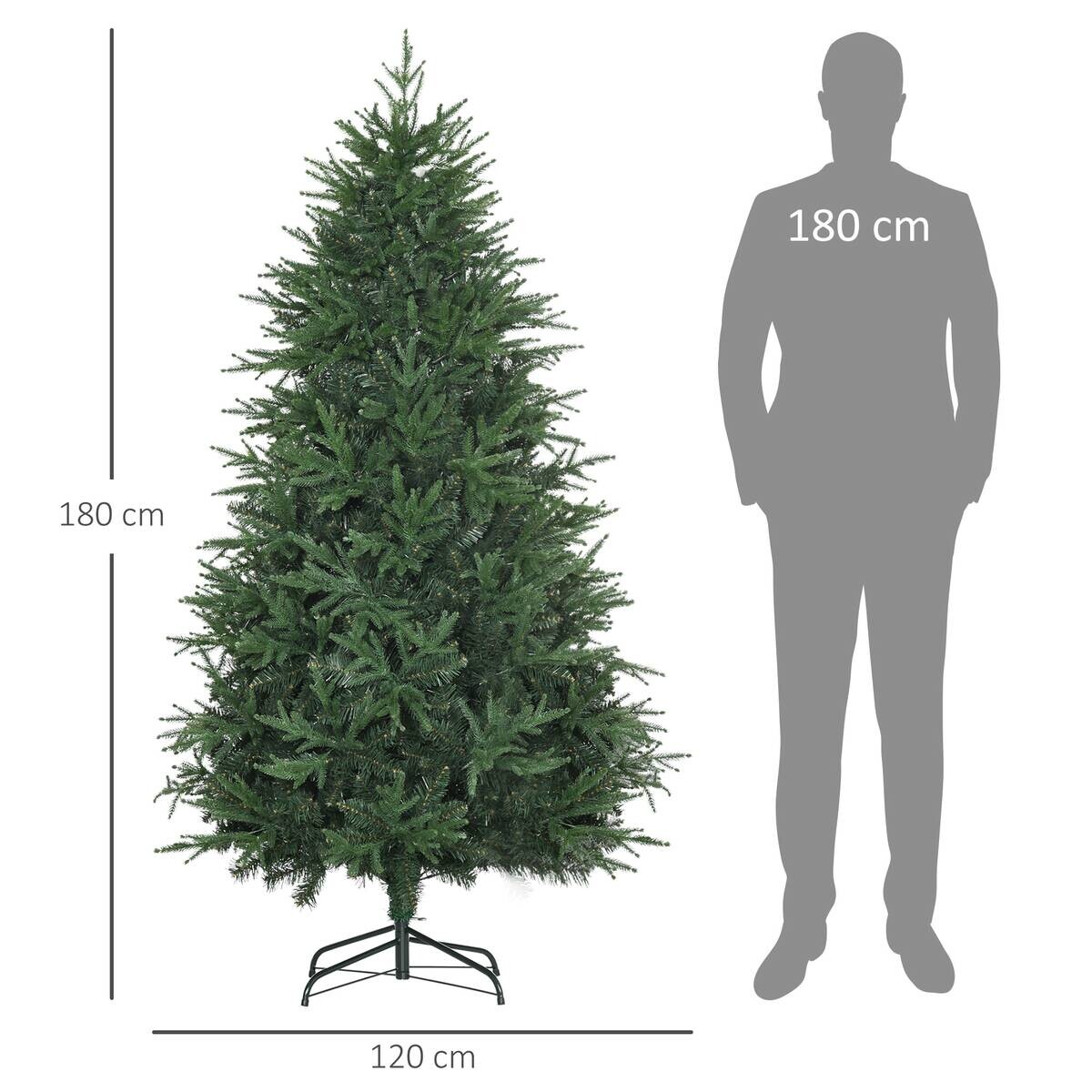 HOMCOM Weihnachtsbaum