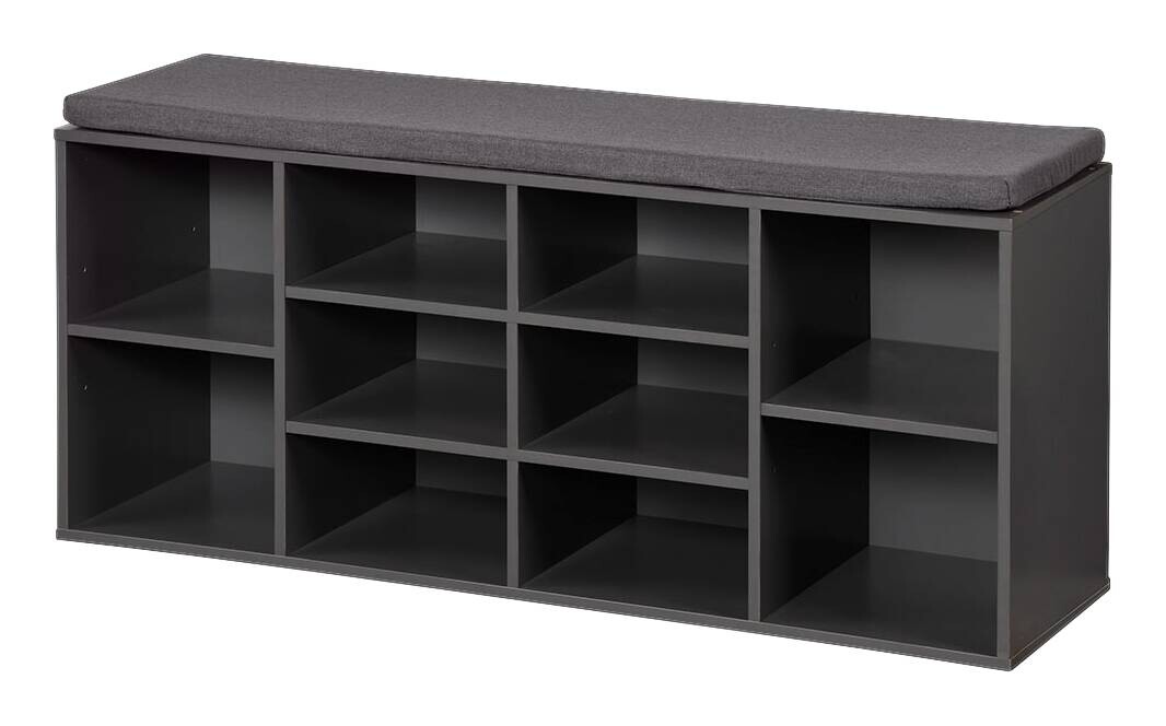 Kesper Schuhregal grau Spanplatte B/H/T: ca. 103,5x48x29,5 cm