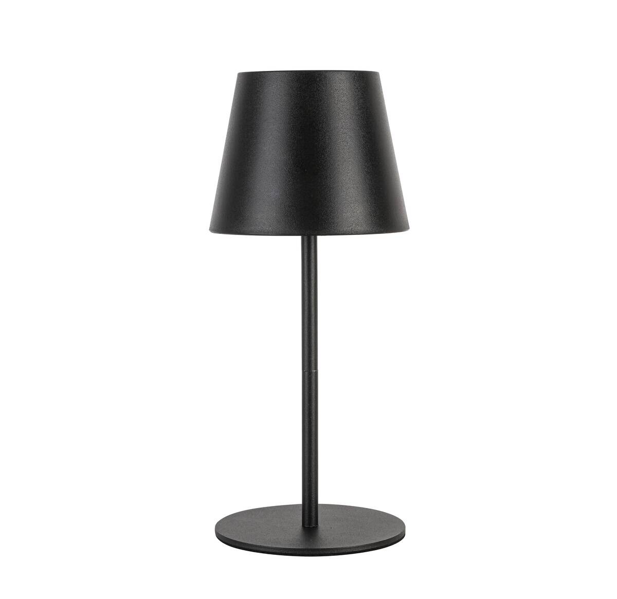 Tischleuchte schwarz H/D: ca. 36x11,5 cm